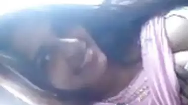 Hot Indian College Girl Blows BF Inside The Car