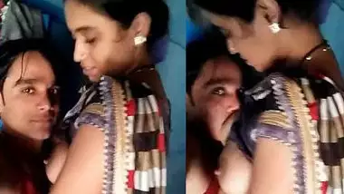 Desi boy records sex with GF that he begins by kissing teen's XXX tits