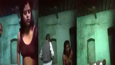 Desi old man having sex with young Bhabhi