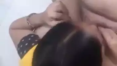 Blowjob on chair