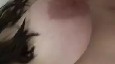 Beautiful Girl Rubbing Her Big Tits And Pussy In Shower