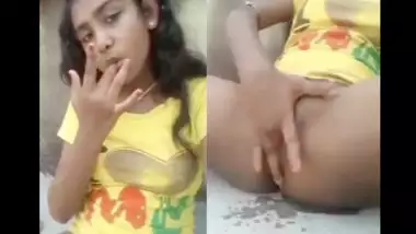 Horny Desi girl fingering her hot pussy