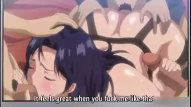 Hentai fucking his ex-girlfriend with his Indian friend